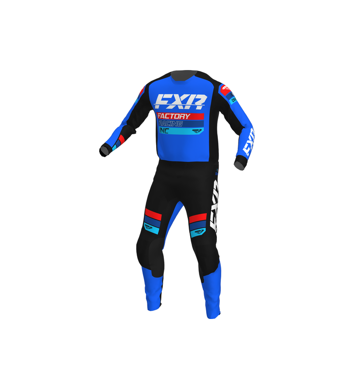 Pack Tenue Cross Enfant Maillot + Pantalon Bleu SWAPS