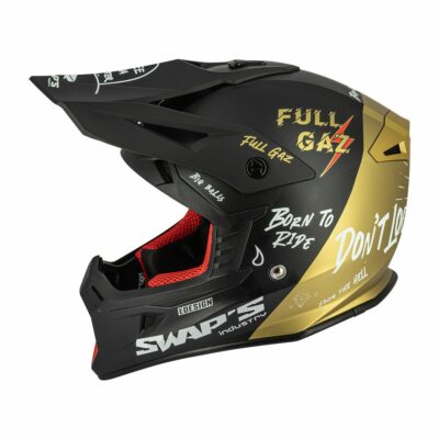 Casque  Swaps FULLGAZ  Blur S818 noir or