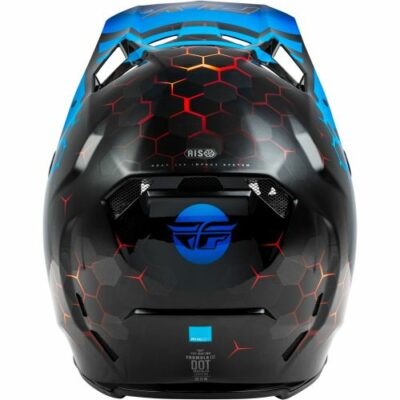 Casque  Fly Racing 2024 Formula CC Tektonic Noir Bleu Rouge