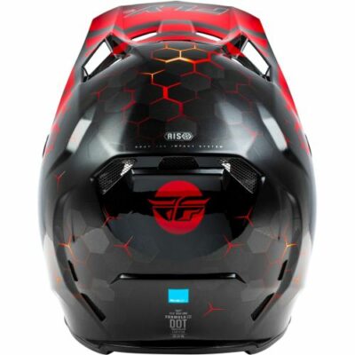 Casque  Fly Racing 2024 Formula CC Tektonic  Noir Rouge Orange