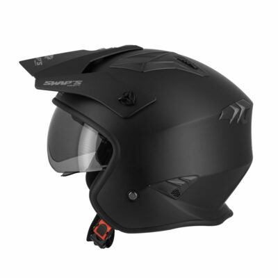 Casques Jet Swaps S769 TROOPER Noir Mat