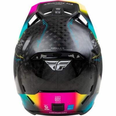 Casque Fly Racing  FORMULA S CARBON LEGACY NOIR BLEU ELECTRIQUE FUSCHIA 2024