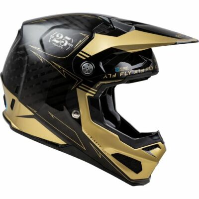 Casque Fly Racing FORMULA S CARBON LEGACY NOIR GOLD 2024