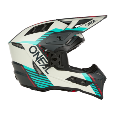 Casque O’Neal EX-SRS QUIN GRIS/BLEU SARCELLE