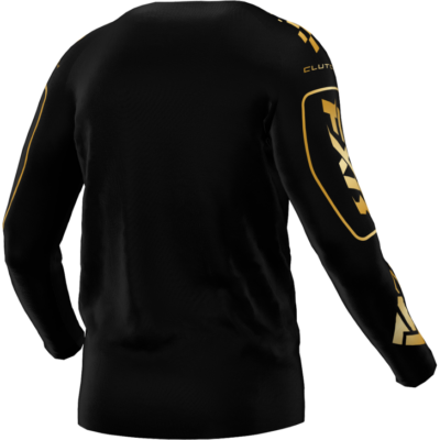 MAILLOT FXR CLUTCH  NOIR GOLD 2025