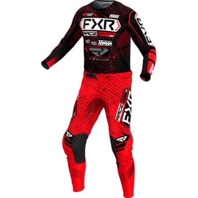 TENUE ENFANT FXR PODIUM NOIR ROUGE 2025