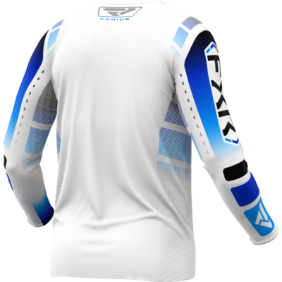 MAILLOT FXR PODIUM BLANC BLEU 2025