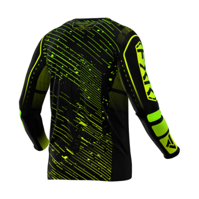 MAILLOT FXR PODIUM NOIR JAUNE VERT 2025