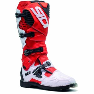 BOTTES SIDI CROSSFIRE 3 ROUGE/BLANC 2025