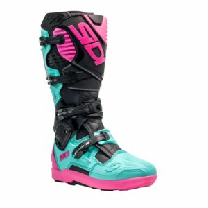 BOTTES SIDI CROSSFIRE 3 SRS NOIR/MINT/ROSE 2025