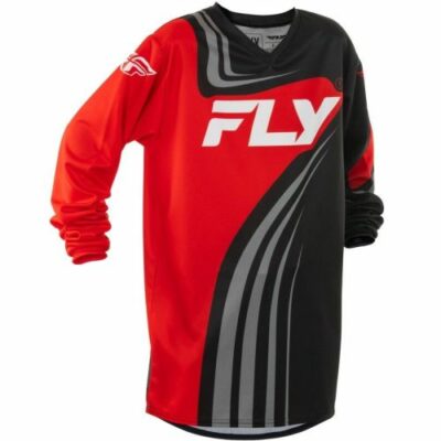 Maillot Cross FLY Racing F-16 Noir-Rouge-Blanc