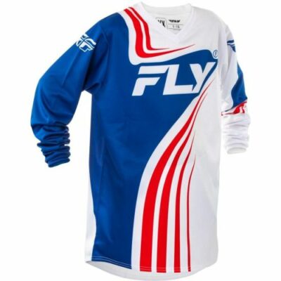 Maillot Cross Enfant FLY Racing F-16 ROUGE/BLANC/BLEU