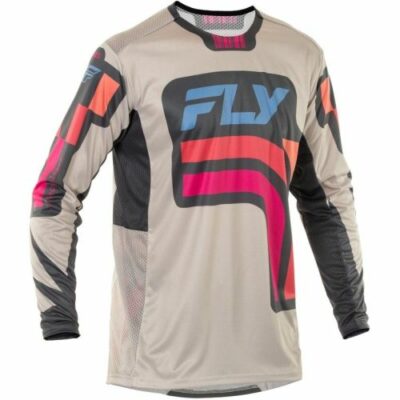 Maillot Cross FLY Racing LITE VICE LIGHT GRIS/ROSE/CORAIL