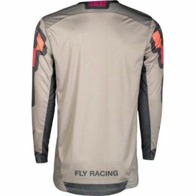 Maillot Cross FLY Racing LITE VICE LIGHT GRIS/ROSE/CORAIL