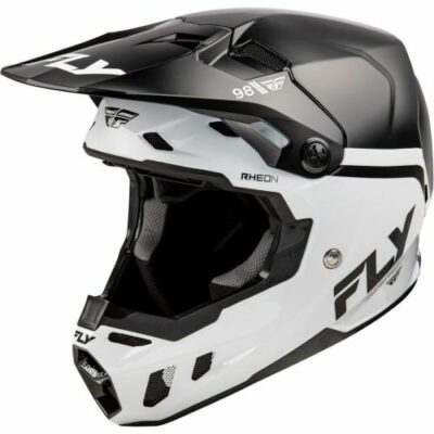 CASQUE CROSS FLY RACING FORMULA CC OBJECTIVE NOIR/BLANC