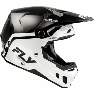 CASQUE CROSS FLY RACING FORMULA CC OBJECTIVE NOIR/BLANC