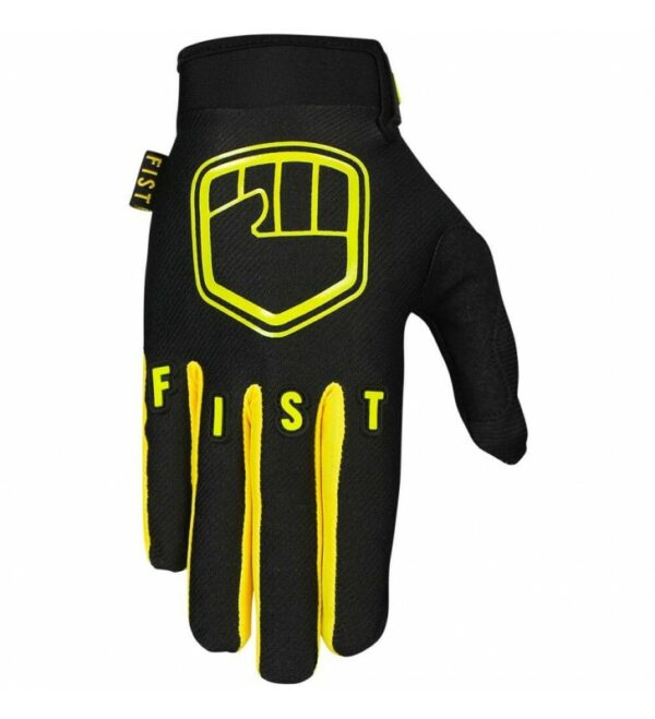 GANTS FIST STRAPPED JAUNE FLUO