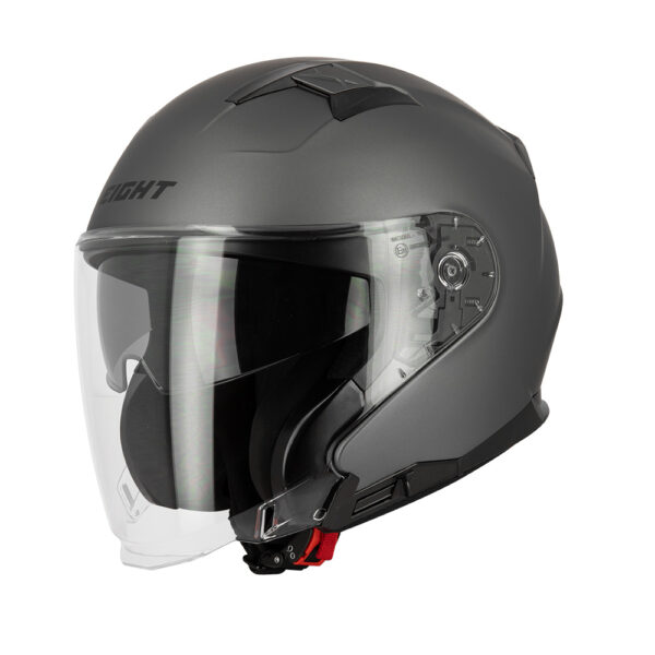 Le casque Moto Jet Eight S771 BLAKE Uni Gris Mat est disponible sur mtc60.fr. Profitez d'un design moderne et d'une protection optimale pour vos déplacements.