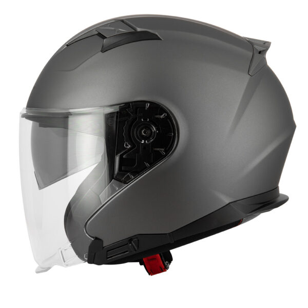 Casque Moto Jet Eight S771 BLAKE Uni Gris Mat – Image 2