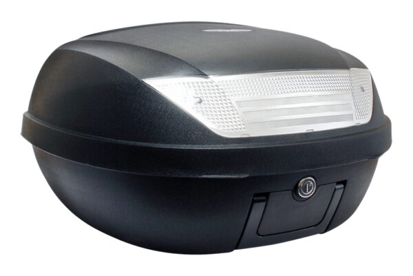 Optez pour le Top Case S-Line 52L Noir Mat, conçu pour deux casques intégraux. Disponible sur MTC60.FR, il allie fonctionnalité et design moderne.