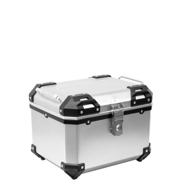 Découvrez le topcase en plastique couleur aluminium 30L sur MTC60.fr. Idéal pour vos déplacements, il allie style et fonctionnalité. Commandez dès maintenant !