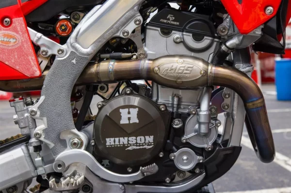 Ligne complète BLACK CARBON TITANIUM HGS HONDA CRF R 250 2022 - 2024 – Image 2