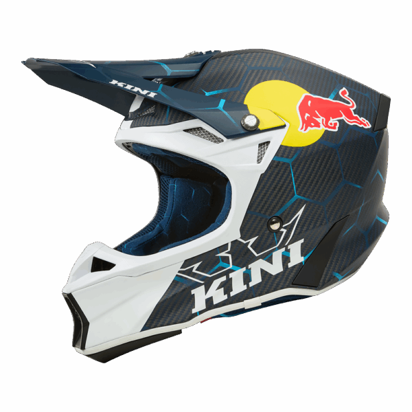 le casque cross MXC2 Kini Red Bull 2.0 bleu blanc sur mtc60.fr. Idéal pour les passionnés de motocross, alliant confort et sécurité. Achetez-le aujourd'hui !