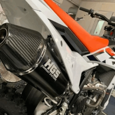 LIGNE D’ÉCHAPPEMENT COMPLÈTE HGS EMBUT CARBONE KTM SX-F 250 2023-2025