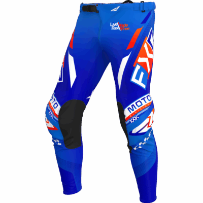 Offrez à votre enfant le pantalon cross FXR PODIUM GLADIATOR BLEU 2025. Conçu pour les jeunes pilotes, il est disponible sur mtc60.fr.