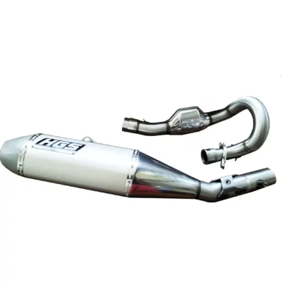 Découvrez la ligne complète en aluminium HGS pour Kawasaki KX F 450 (2019-2023) sur mtc60.fr. Performance et qualité au rendez-vous pour votre moto.