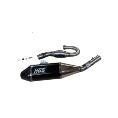Découvrez la ligne complète inox alu noir avec embout carbone pour KTM 250 SX, Husqvarna 250 FC et Gas Gas 250 MC F. Performance et style sur mtc60.fr