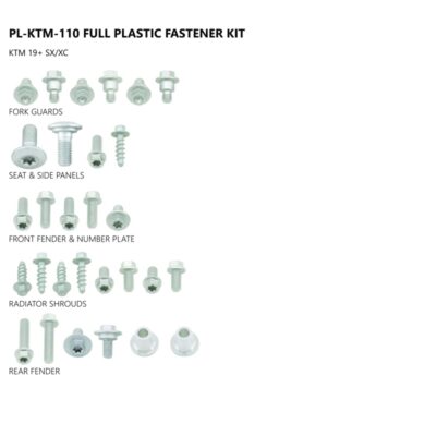 Découvrez notre sélection de boulons de kit plastique pour SXF/EXC 19-22 sur mtc60.fr. Qualité et performance au rendez-vous pour vos besoins de motocross.