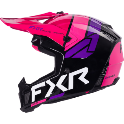 CASQUE CROSS FXR CLUTCH COMP NOIR ROSE 2026