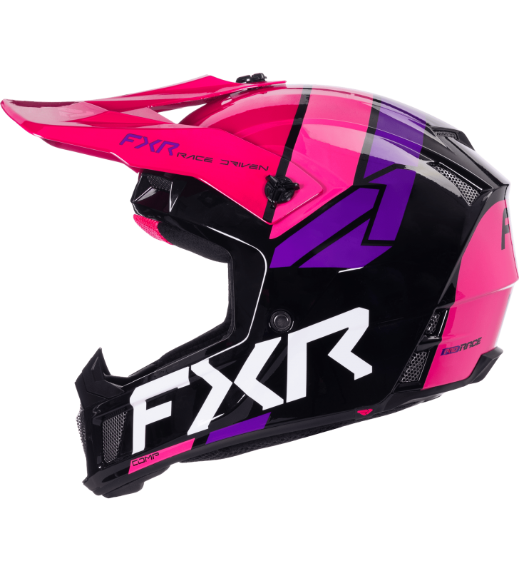 CASQUE CROSS FXR CLUTCH COMP NOIR ROSE 2026 – Image 2