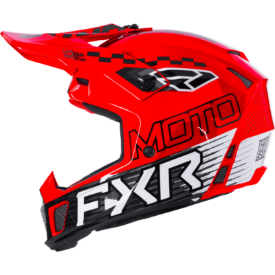 CASQUE CROSS FXR CLUTCH RACE ROUGE 2026
